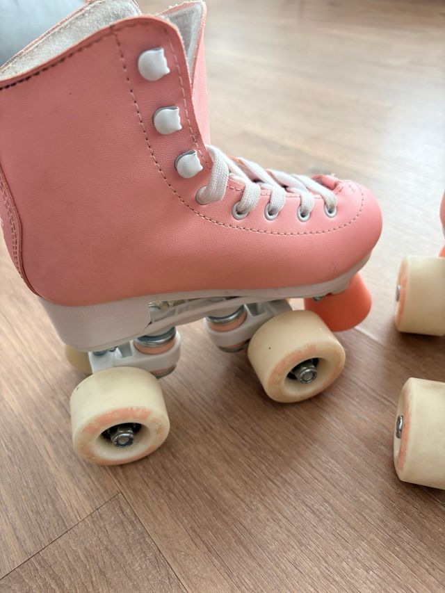Patines Quad Oxelo Talla 31 Rosas
