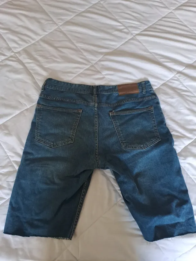 Pantalón corto vaquero azul