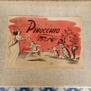 Pieghevole/fumetto avventure di Pinocchio