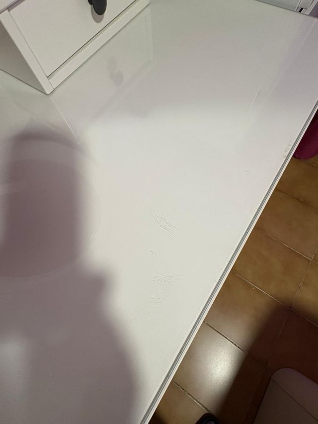 Tavolo da toeletta IKEA Hemnes con specchio e vetro