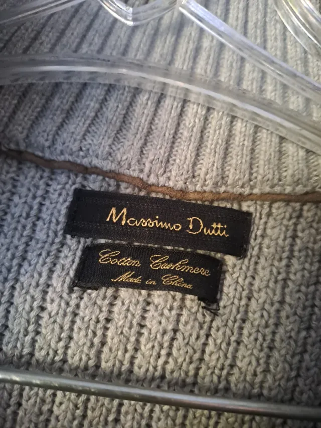 Jersey Massimo Dutti Hombre Gris