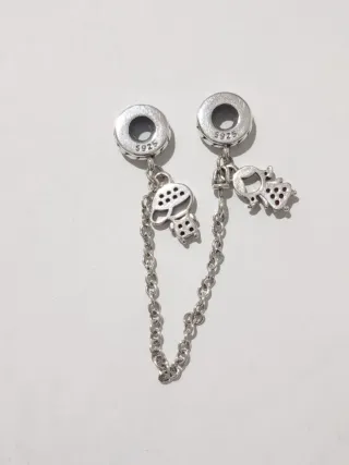 Charm Cadena Seguridad Niña Niño compatible Pandor