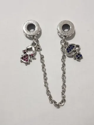 Charm Cadena Seguridad Niña Niño compatible Pandor