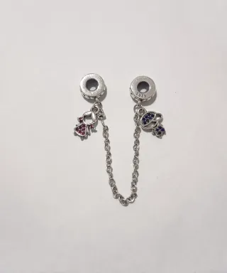 Charm Cadena Seguridad Niña Niño compatible Pandor