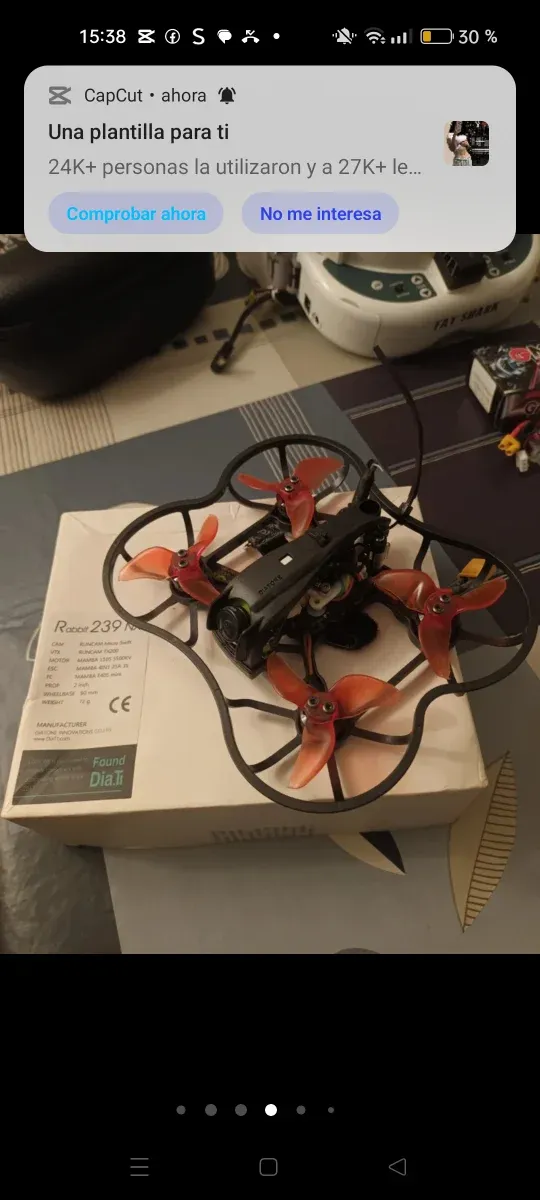 Equipo FPV: Gafas, Emisora y Baterías