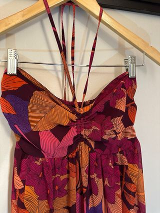 Vestido largo H&M estampado floral