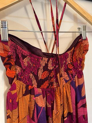 Vestido largo H&M estampado floral