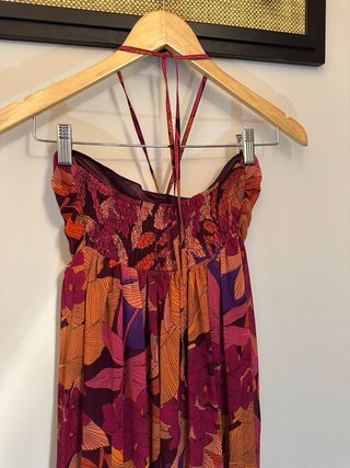 Vestido largo H&M estampado floral