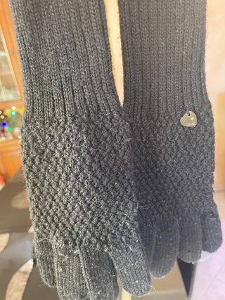 Guanti lunghi in lana Kocca neri