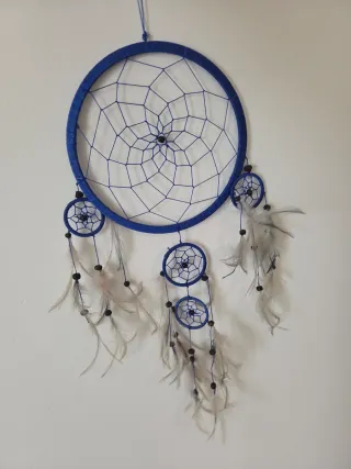 Acchiappasogni blu elettrico 