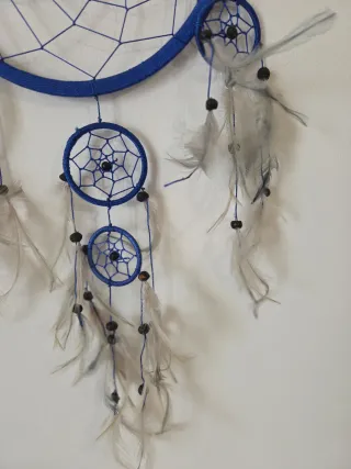 Acchiappasogni blu elettrico 