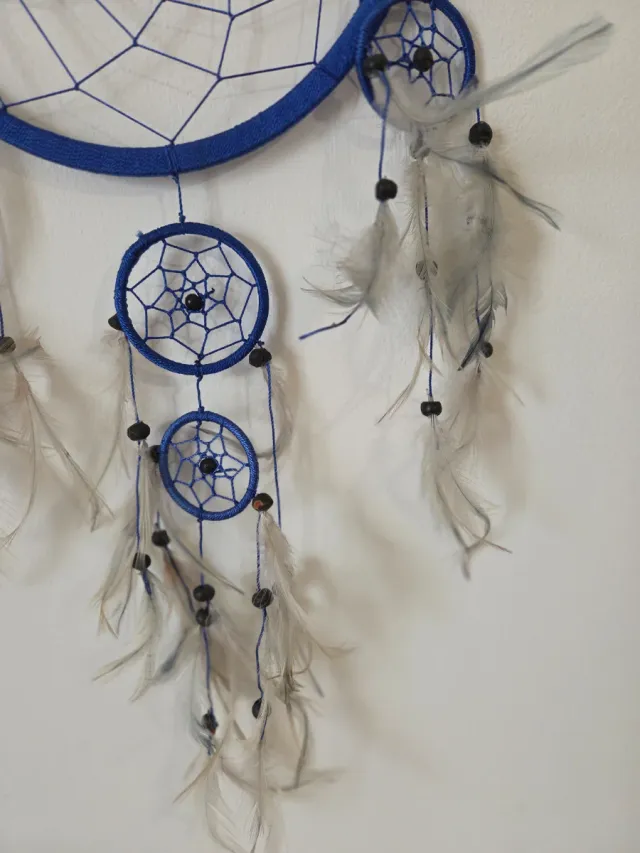 Acchiappasogni blu elettrico 