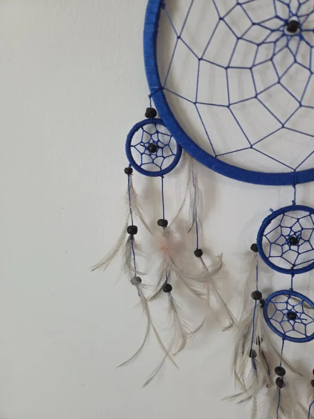 Acchiappasogni blu elettrico 