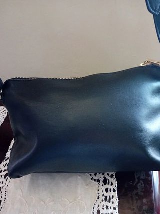 Borsa Pollini leopardata con catena