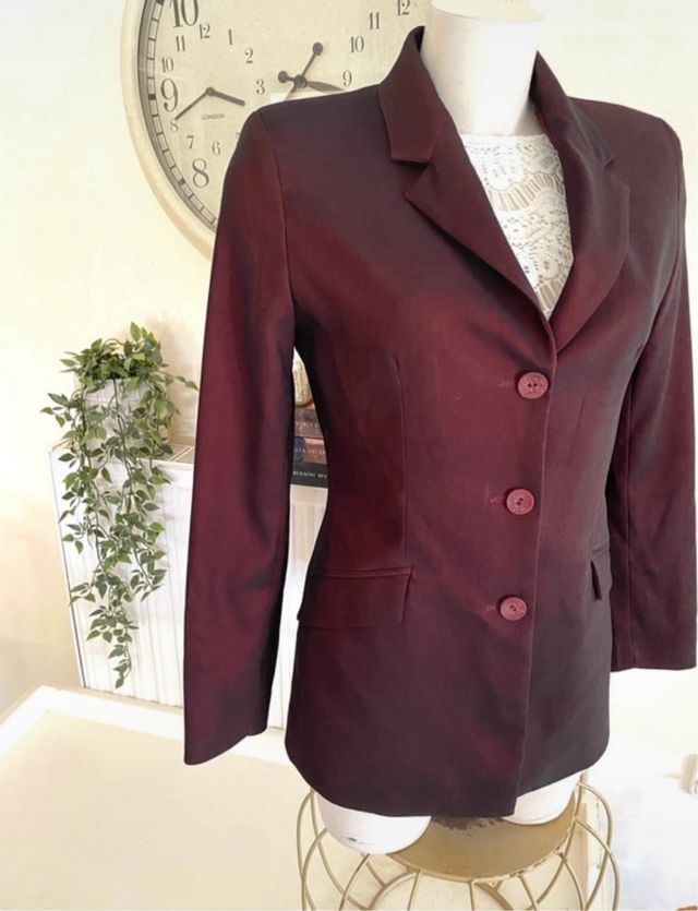 Blazer burdeos Nuribel talla 38
