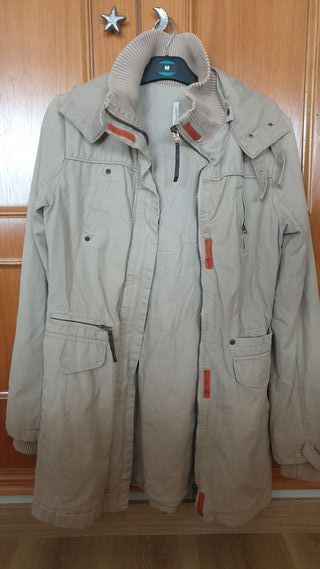 Parka Stradivarius Beige Talla M