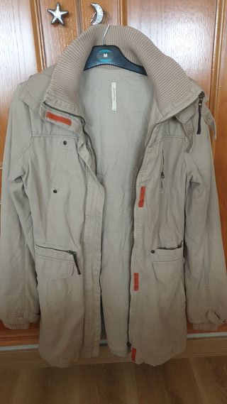Parka Stradivarius Beige Talla M