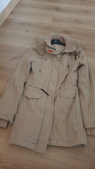 Parka Stradivarius Beige Talla M