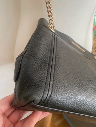 Bolso Michael Kors Negro Cadena Dorada