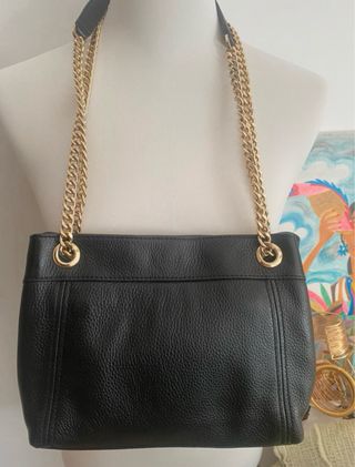 Bolso Michael Kors Negro Cadena Dorada