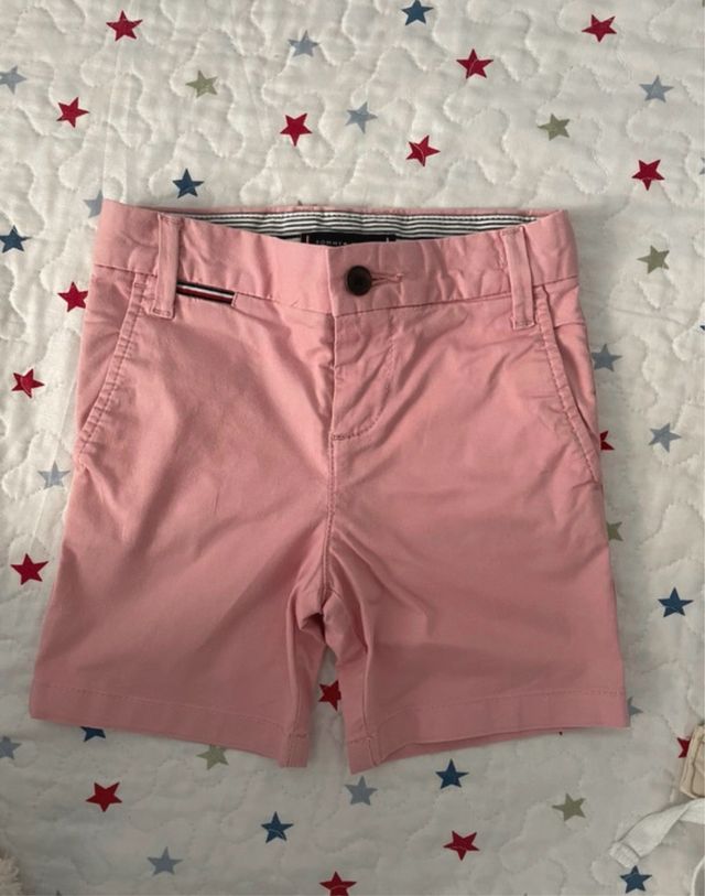 Pantalón corto rosa Tommy Hilfiger T3