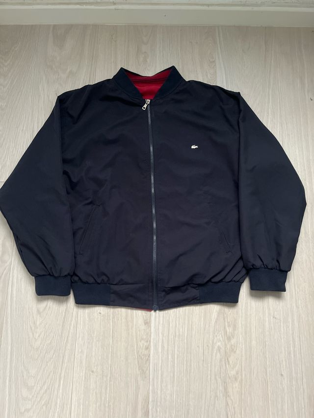 Chaqueta Reversible Lacoste Negra/Roja