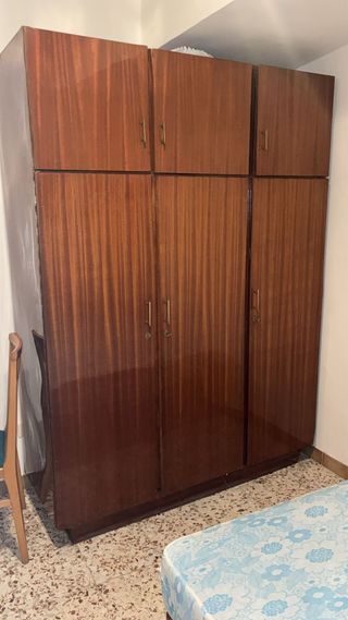 Armario ropero 2 puertas madera