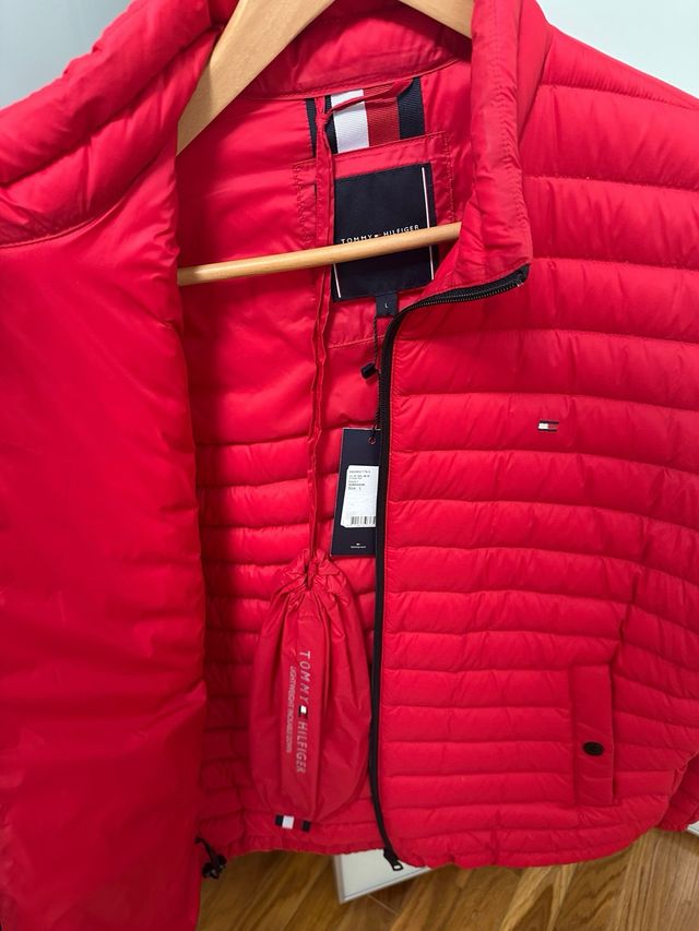 Plumífero Tommy Hilfiger Rojo