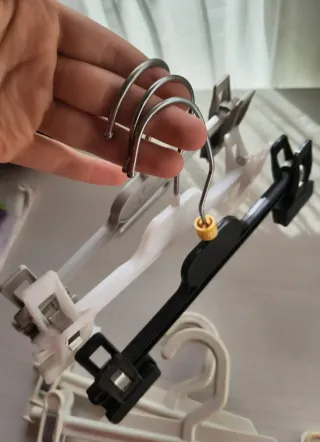 Lote 5 Perchas con Pinzas