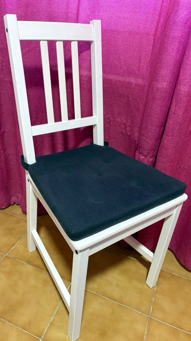 Sedia in legno bianco IKEA Stefan