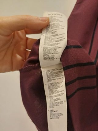 Polo Fred Perry Granate Rayas Negras Slim SE