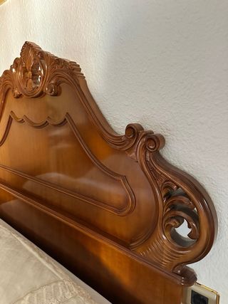 Cabecero de madera rústico para cama de 135cm