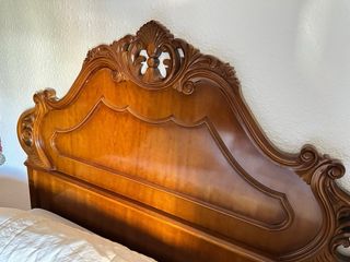 Cabecero de madera rústico para cama de 135cm
