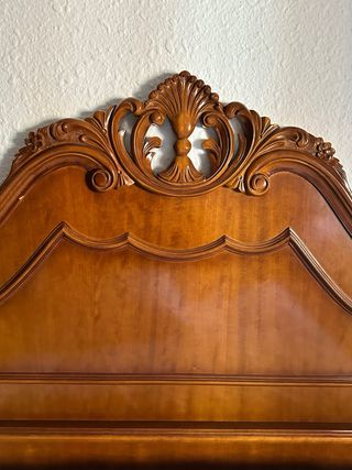 Cabecero de madera rústico para cama de 135cm