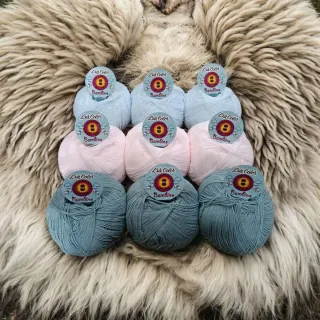 Lote 9 ovillos lana virgen superwash