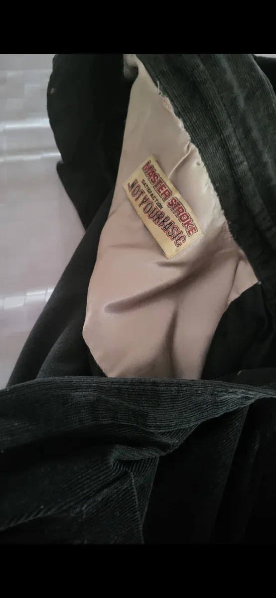 Camicia velluto nero Mister Stroke L