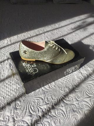 Zapatos plateados Le temps des cerises