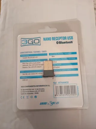 3GO Nano Receptor USB Bluetooth 4.0