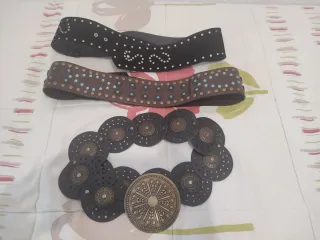 Lote 3 Cinturones Anchos