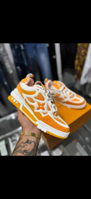 Scarpe Louis Vuitton Arancio/Bianco