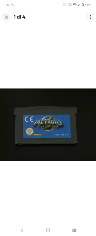 Metroid Fusion GBA Nintendo