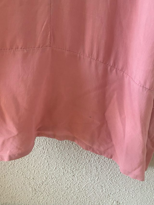 Vestido rosa sin mangas