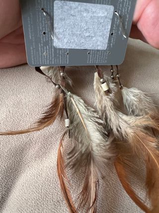 Pendientes largos plumas Parfois