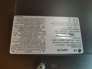 TV Plasma LG 50 Negra y Plateada