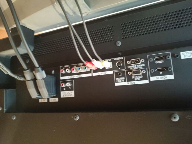 TV Plasma LG 50 Negra y Plateada