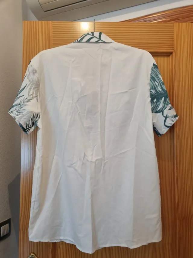 Camisa Estampada Hawaiana Nueva