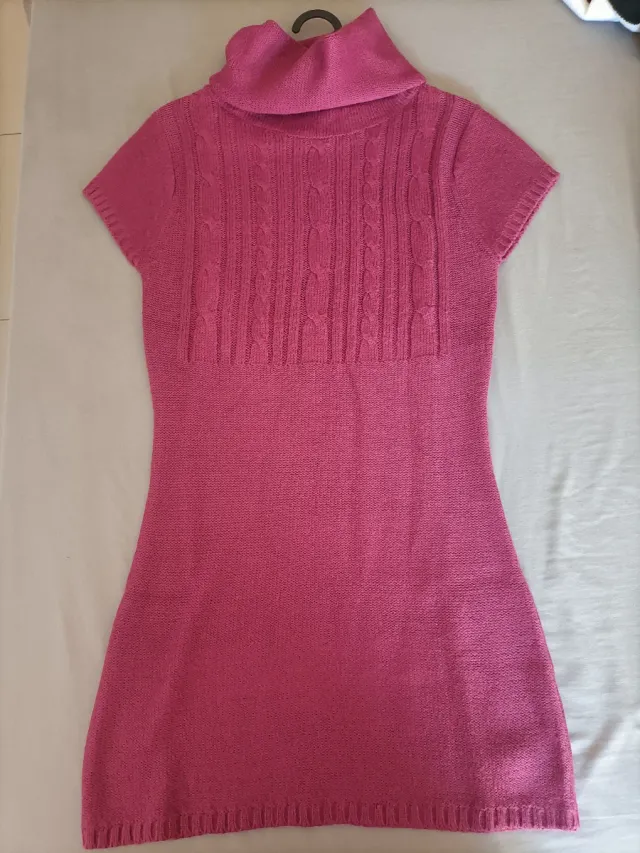 Vestido de Punto Fucsia