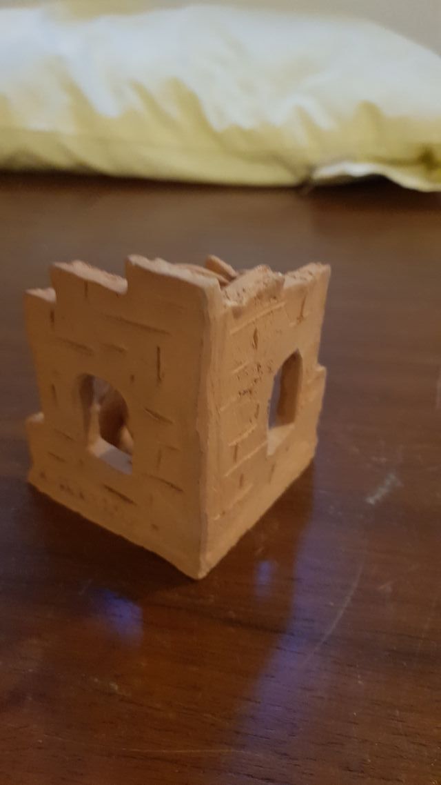 Presepe in terracotta fatto a mano