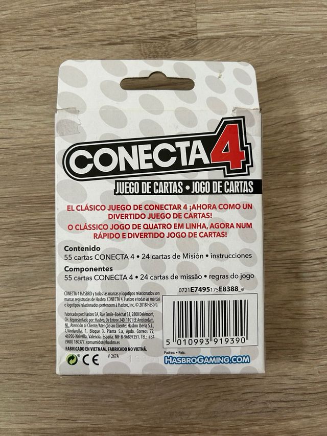 Juego de cartas Conecta 4 Hasbro Gaming