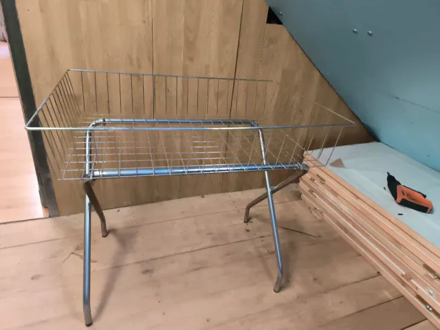 Organizador  cesta grande Metálica